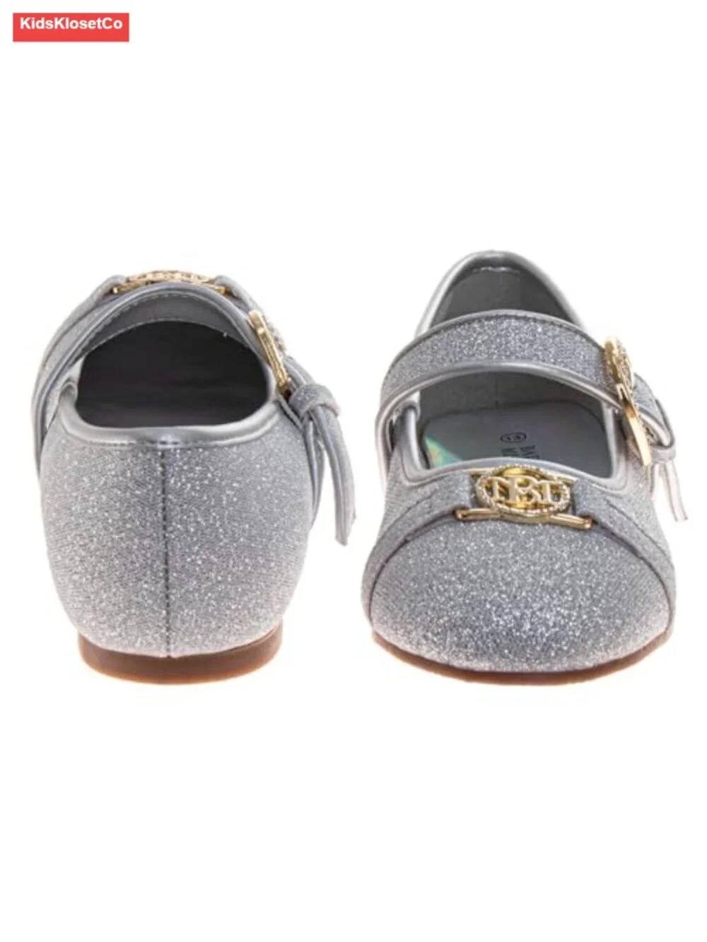 Girls Mary Jane Flats Faux Leather Slip-On Dress Shoes